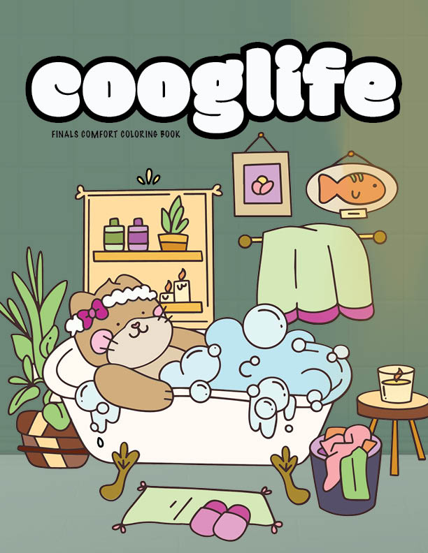 Cooglife Launches 2025 Stress Free Finals Coloring Book