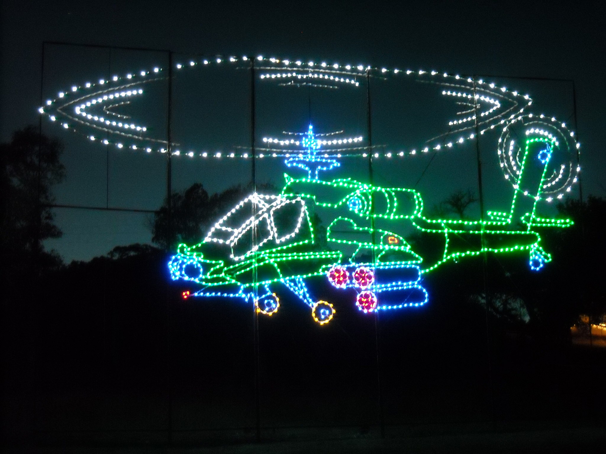 BLORA Lights a Christmas lights display in Central Texas